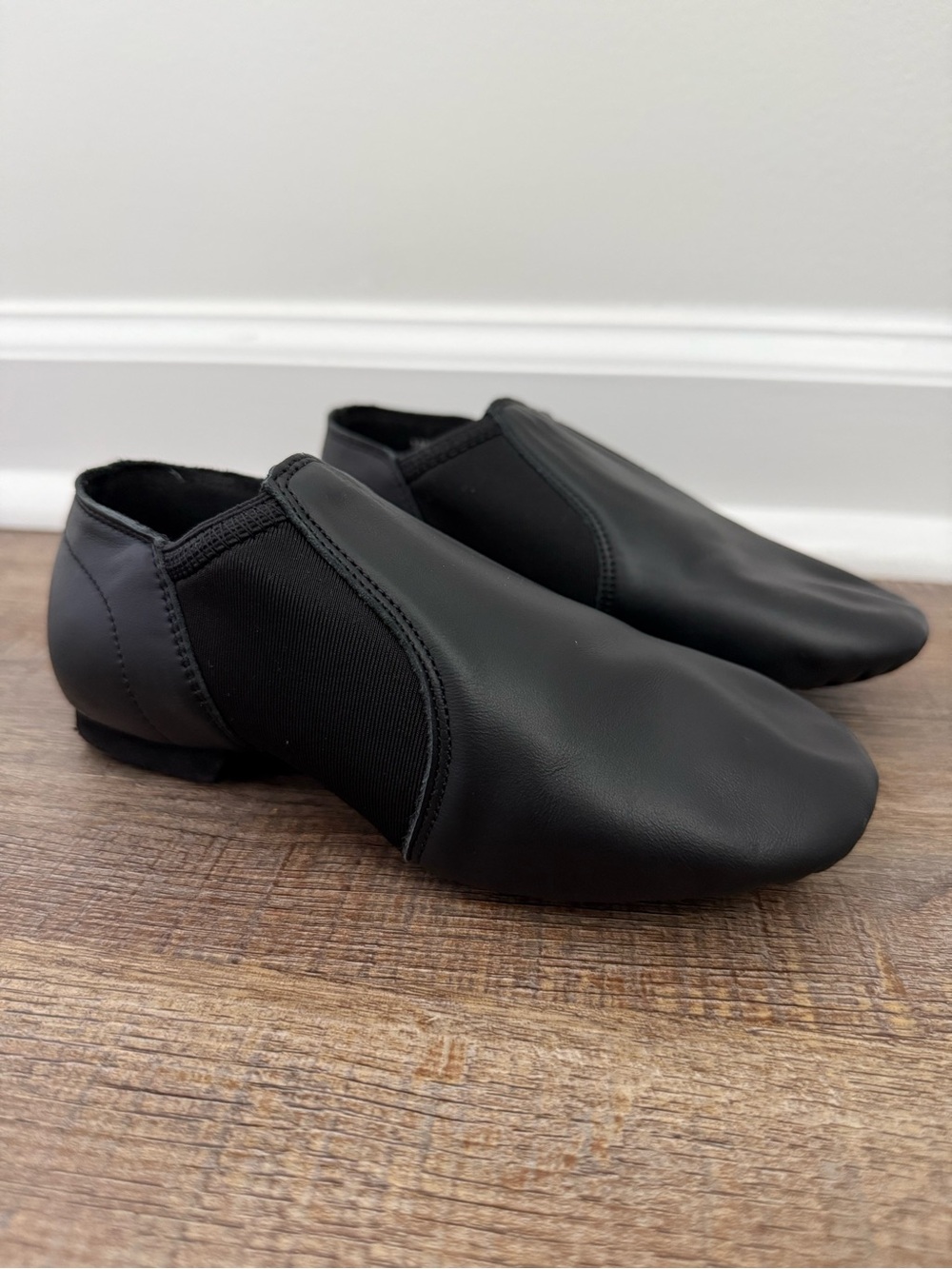 Little Girls Size 12 Black Jazz Dance Shoes - worn only 1x!